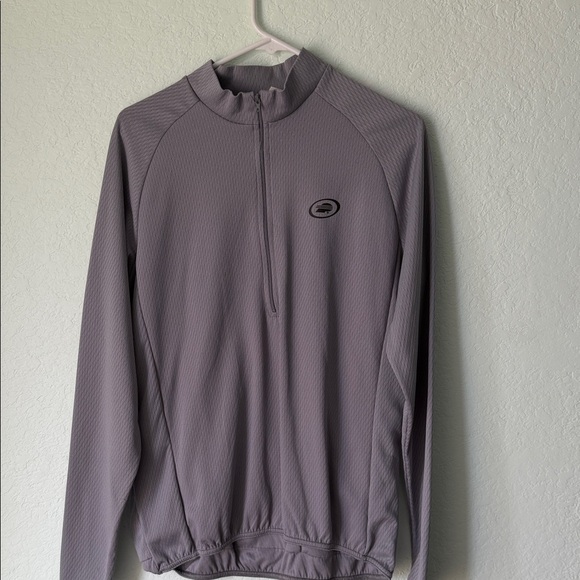 performanc bike Other - PerformanceBike Light Gray Quarter-Zip Athletic Pullover